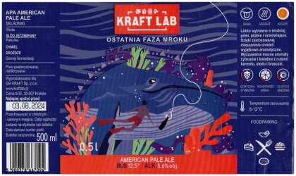 Kraftlab 2024 03 Ostatnia Faza Mroku American Pale Ale