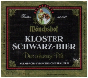 Kulmbacher 0000 Schwarze Pils