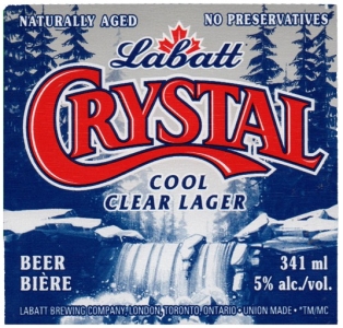 Labatt 0000 Crystal Cool Clear Lager