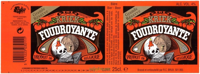 Browar Lindemans Kriek Foudroyante