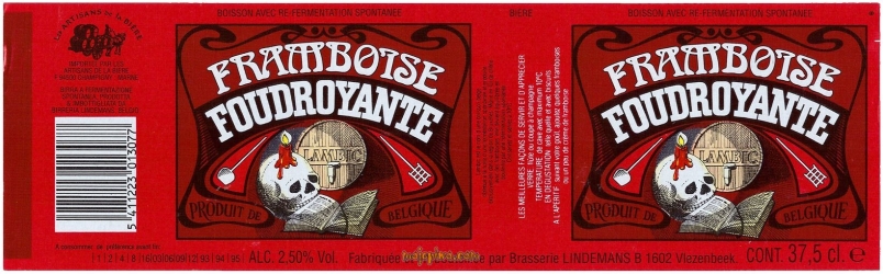 Browar Lindemans Kriek Foudroyante