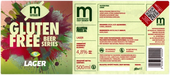 Maryensztadt 2025 08 Gluten Free Beer Series Lager