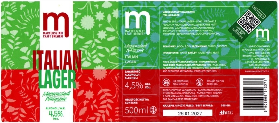 Maryensztadt 2026 02 Maryensztadt Klasycznie Italian Lager