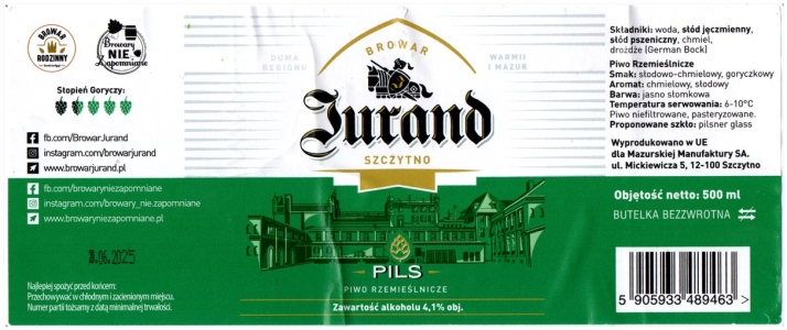 Mazurska Manufaktura 2024 08 Jurand Pils