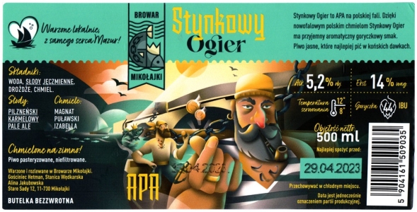 Mikolajki 2022 10 Stynkowy Ogier American Pale Ale