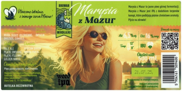 Mikolajki 2024 08 Marysia Z Mazur Weed Ipa