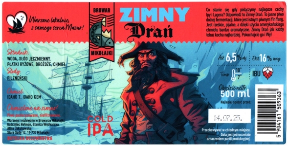 Mikolajki 2024 08 Zimny Dran Cold Ipa