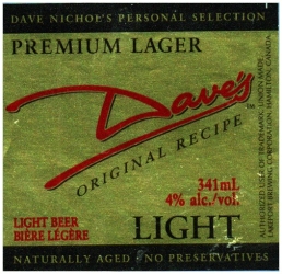 Molson 0000 Daves Light