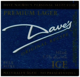 Molson 0000 Daves Premium Lager Ice