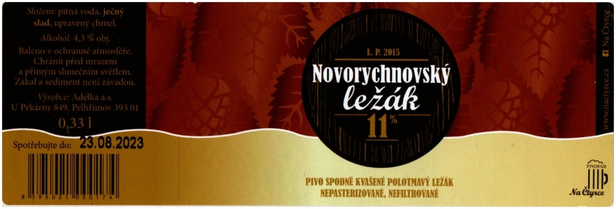 Na Ctyrce 2023 06 Novorychnovsky Lezak Polotmavy Lezak 033
