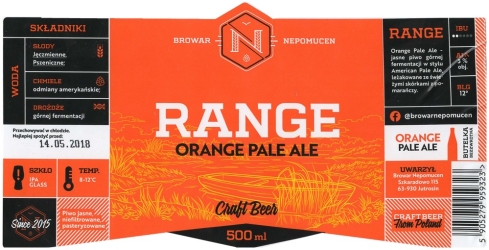 Browar Nepomucen (2017): Range - Orange Pale Ale