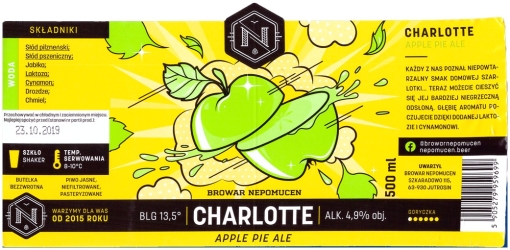 Browar Nepomucen (2019): Charlotte - Apple Pie Ale
