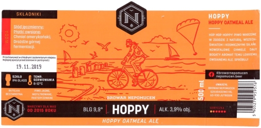 Browar Nepomucen (2019) Hoppy - Oatmeal Ale