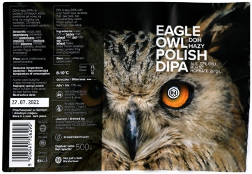 Browar Nepomucen (2021): Eagle Owl - DDH Polish Double India Pale Ale