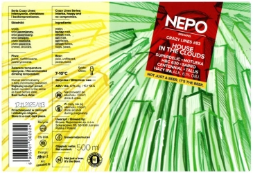 Nepomucen 2025 11 Crazy Lines 83 House In The Clouds Hazy Ipa