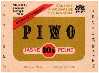 Nowa Sol 0000 Piwo Jasne Pelne