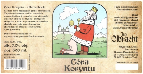 Browar Jan Olbracht (2015): Córa Koryntu - Weizenbock