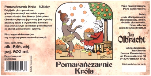 Browar Jan Olbracht (2015): Pomarańczarnie Króla - Witbier