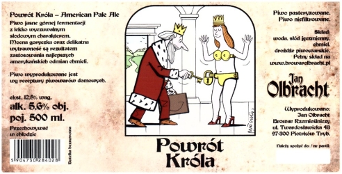 Browar Jan Olbracht (2015): Powrót Króla - American Pale Ale