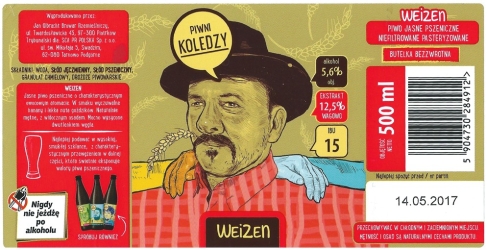 Browar Jan Olbracht (2017): Piwni Koledzy - Weizen