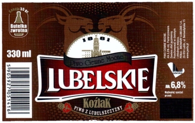Perła Browary Lubelskie (2015): Lubelskie - Koźlak Piwo Ciemne Mocne