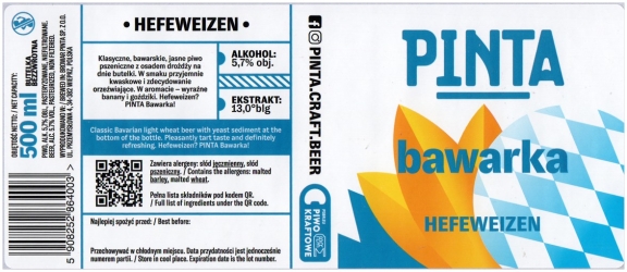 Browar Pinta (2021): Bawarka - Hefeweizen