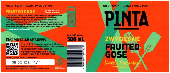 Pinta 2023 07 Fruited Gose