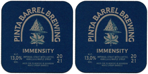 Pinta Barrel Brewing Immensity