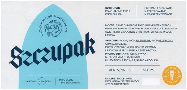 Piwnica Swidnicka 2023 12 Szczupak English Ipa