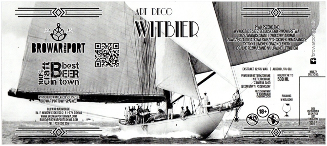 Portowy 2023 01 Art Deco Witbier