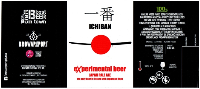 Portowy 2023 08 Ichiban Japan Pale Ale