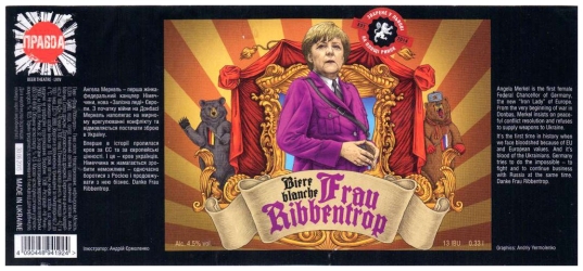 Browar Pravda (2015): Frau Ribbentrop