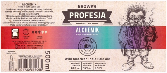 Browar Profesja: Alchemik - Wild American India Pale Ale