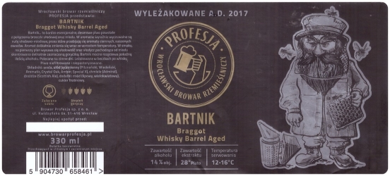 Browar Profesja: Bartnik - Braggot Whisky Barrel Aged