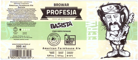 Browar Profesja: Basista - American Farmhouse Ale
