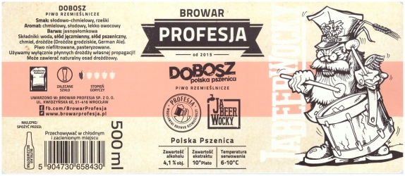 Browar Profesja: Dobosz - Polska Pszenica