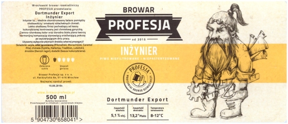 Browar Profesja: Inżynier - Dortmunder Export