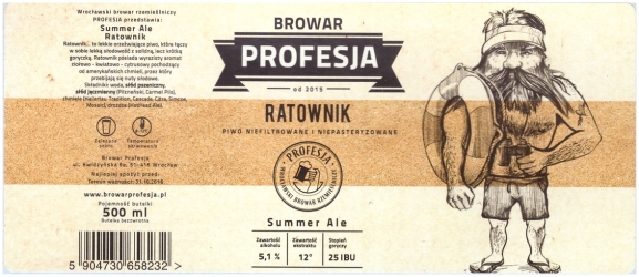 Browar Profesja: Ratownik Summer Ale