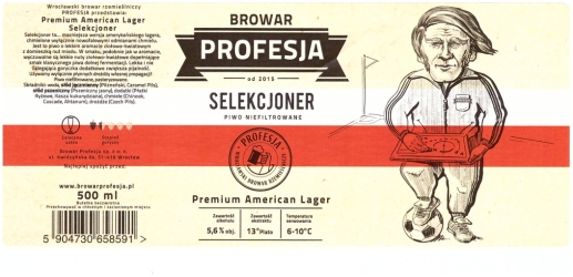 Browar Profesja: Selekcjoner - Premium American Lager