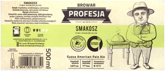 Browar Profesja: Smakosz - Guava American Pale Ale