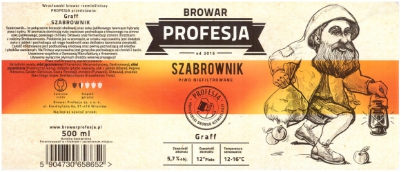 Browar Profesja: Szabrownik - Graff