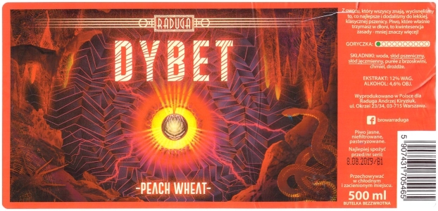 Browar Raduga (2019): Dybet, Peach Wheat