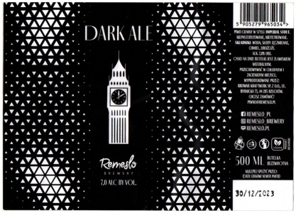 Remeslo 2023 09 Dark Ale