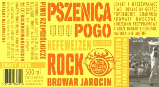 Browar Rockbrowar 2019 Przenica Pogo Hefeweizen