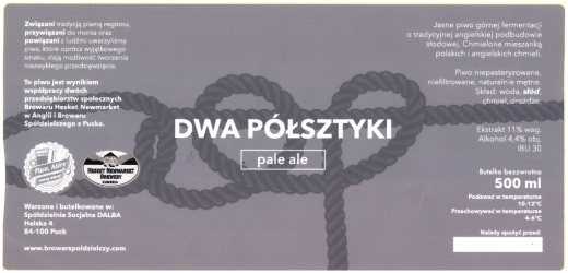 Browar Spółdzielczy (2015): Dwa Półsztyki - Pale Ale