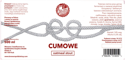 Spoldzielczy Xxxx Cumowe Oatmeal Stout 03