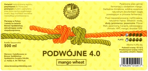 Spoldzielczy Xxxx Podwojne 40 Mango Wheat