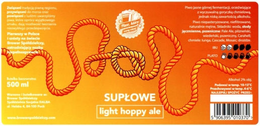 Spoldzielczy Xxxx Suplowe Light Hoppy Ale