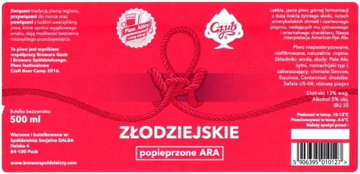 Spoldzielczy Xxxx Zlodziejskie American Rye Ale 02