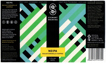 Stewart Brewing (2021): Neipa, Galaxy Amarillo Hopped